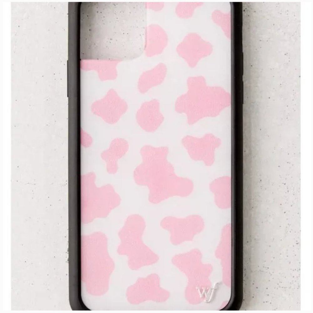 Wildflower Pink Moo iPhone XS Max Phone Case NWT